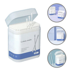 Ear Spoon Cotton Swabs, Spiral Tip - Beauty Tools for Makeup and Personal Care