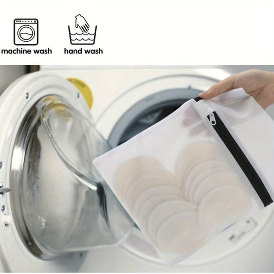 16pcs Organic Reusable Makeup Remover Pads Washable Bamboo Pads Eco Friendly