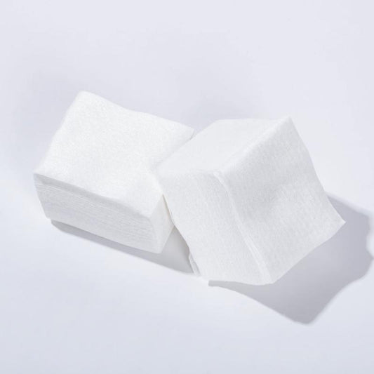 120 Thick Square Organic Cosmetic Pads for Skin Care & Makeup Removal