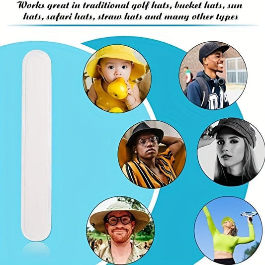 10pcs Golf Hat Sweat Liner Reducer Tape Absorbent Sweatband Reducing Disposable
