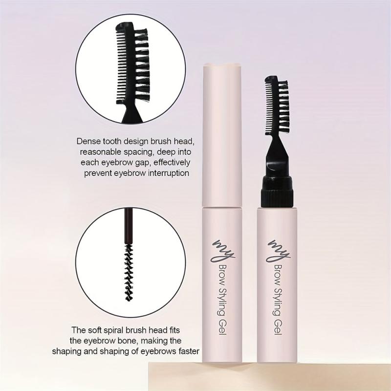 3-In-1 Brow Coloring Set: Gel, Pencil, Pomade - Brown