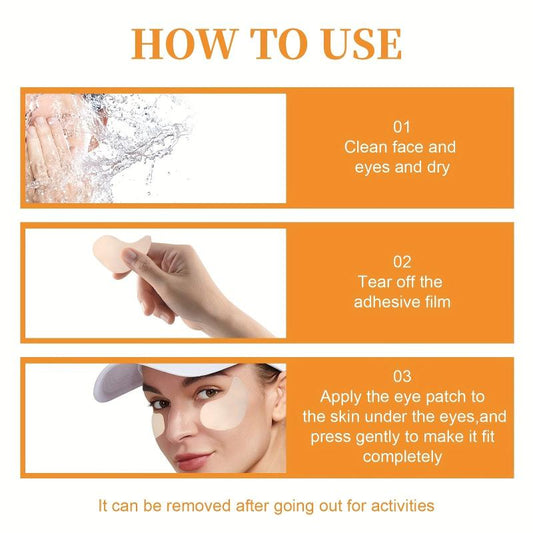 5 Pairs Outdoor Cut Eye Patch - Reduce Freckles, Moisturizing