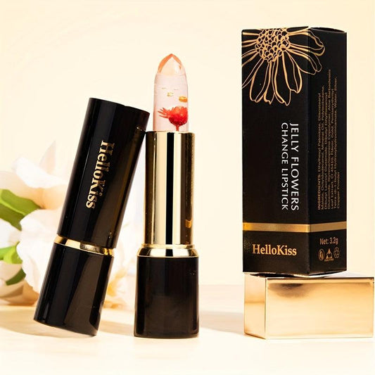 Floral Lip Balm Trio Set with High Impact Gloss
