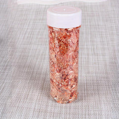 Copper Leaf Flakes Sequins Glitters Confetti for Arts Nail Foil