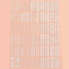 30 Sheets Lace Nail Art Stickers Rose Nail Art Decals For DIY