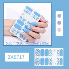 Colorful Full Cover Nail Decal Strips