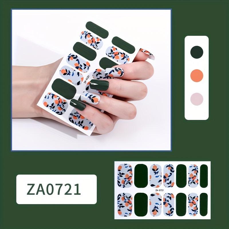 Colorful Full Cover Nail Decal Strips