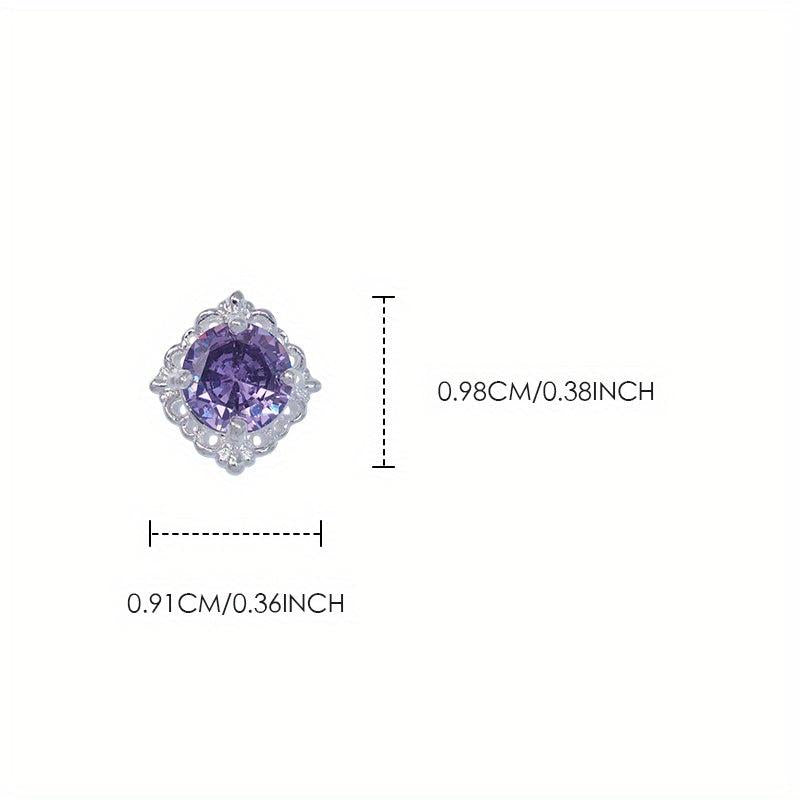 3D Nail Art Rhinestones Zircon Nail Rhinestones Metal Gems Jewels Stones