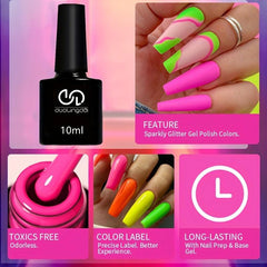 Macaroon Candy Gel Polish for DIY Nail Art