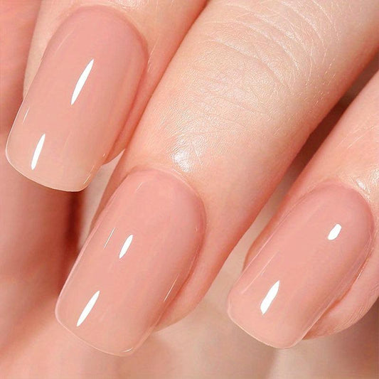 Sheer Gel Nude Nail Art Polish for DIY Manicures Multicolor Options