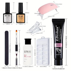 Nail Extension Gel Kit Quick Builder Gel Nail Forms