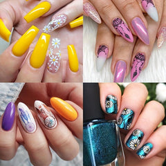 Pink Nail Art Stamping Gel 8ml - Soak Off Washable Uv Polish