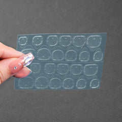 20 Sheets Double Side Gel Nail Glue For Press On Nails