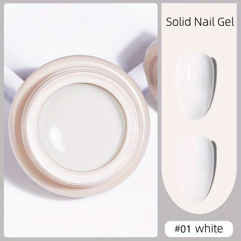 5ml Clear Gel Nail Kit Long Lasting Nail Polish with Ice Filling Glue