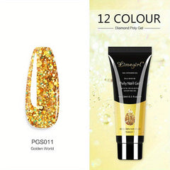 1pc Nail Extension Gel Kit 15Ml Crystal Quick Nail Extension Gel DIY