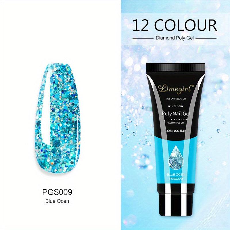 1pc Nail Extension Gel Kit 15Ml Crystal Quick Nail Extension Gel DIY
