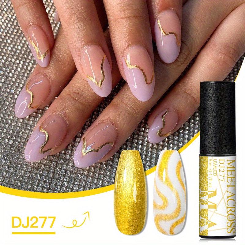 5ml Gel Liner Nail Polish Long Lasting Smudge Proof Easy to Apply