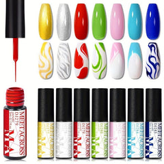 5ml Gel Liner Nail Polish Long Lasting Smudge Proof Easy to Apply