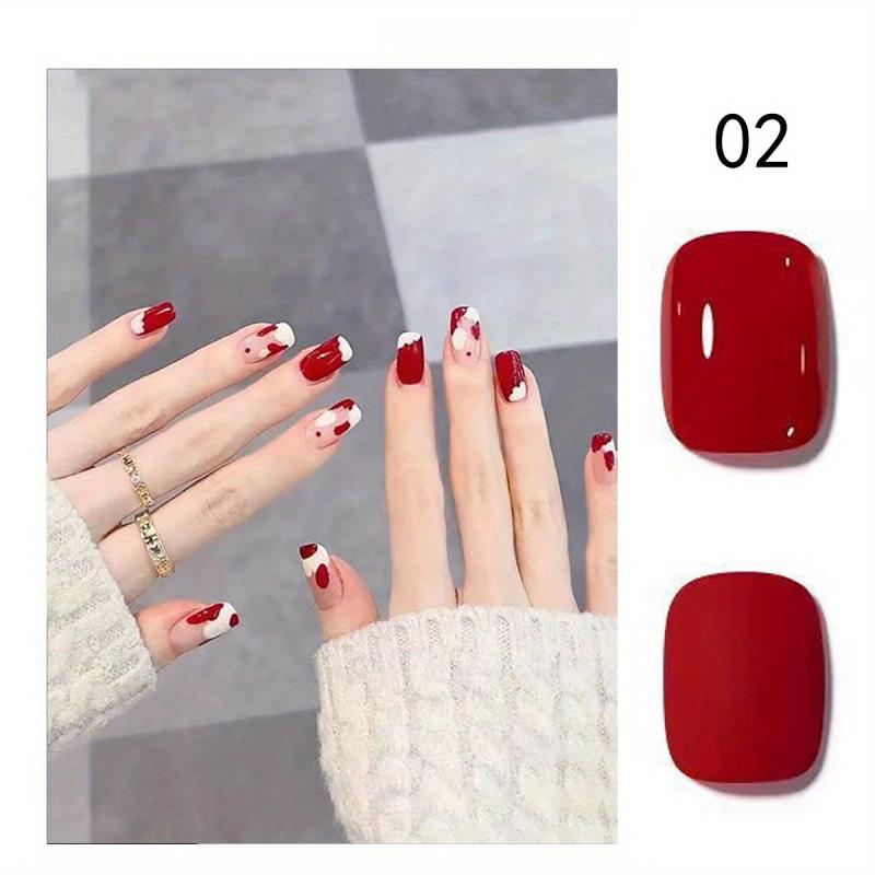 Non Peelable Nail Polish Quick Drying Lacquer for Salon DIY, Multicolor Choice