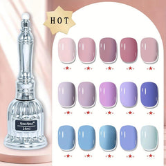 Non Peelable Nail Polish Quick Drying Lacquer for Salon DIY, Multicolor Choice