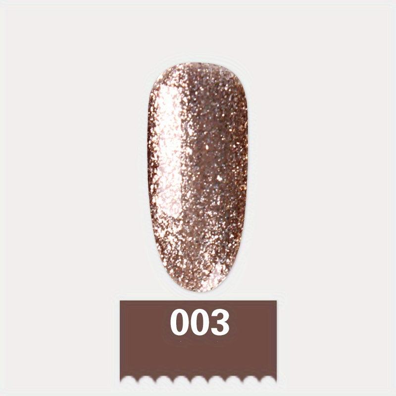 Reflective Glitter Gel Nail Polish Sparkly Gel Varnish DIY Manicure