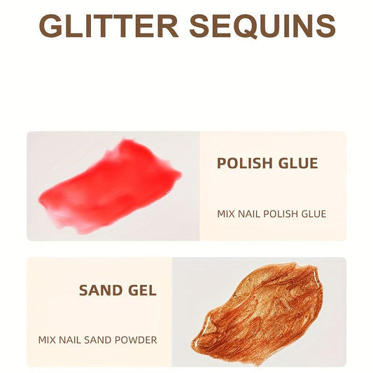 Mixing Gel Glitter Sequins Gel for Manicure DIY