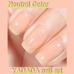 YADADA Beige Milky Nude Gel Nail Polish Neutral Gift 10ml 0 34oz