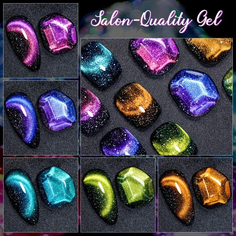 Cat Magnetic Gel Nail Polish 9D Broken Diamond Gel Polish