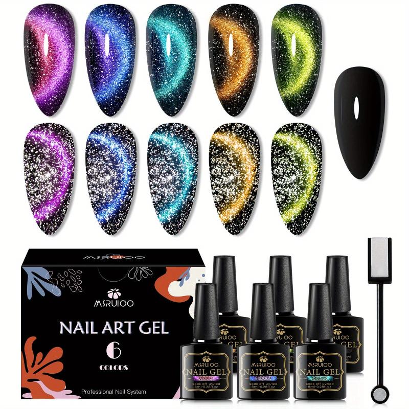 Cat Magnetic Gel Nail Polish 9D Broken Diamond Gel Polish