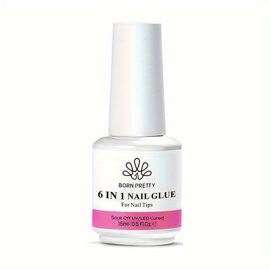 6-in-1 Nail Gel Builder Strengthener Extension Clear Gel DIY Nail Art