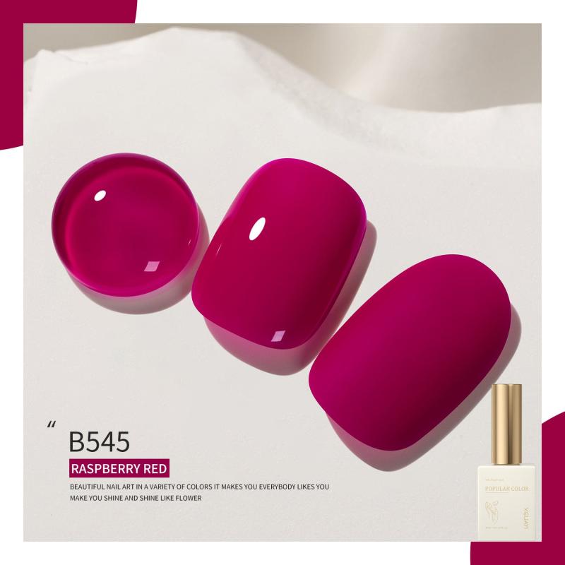 8 Colors Macaroon Candy Gel Nail Polish Pink Green Yellow Jelly Gel Polish