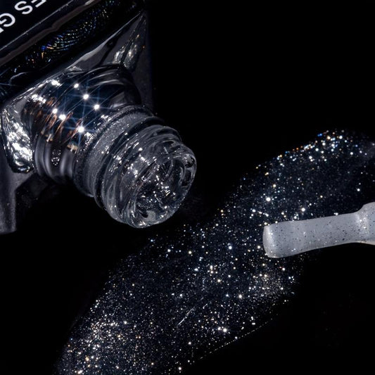 Shimmer Diamond Gel Top Coat for Nail Art - Soak Off Varnish