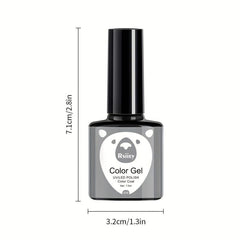 Glitter Gel Nail Polish Set - 6 Colors Soak Off No Wipe Gel Polish