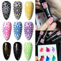 Stamping Gel Uv Nail Polish 8ml Soak Off Washable for Nail Art