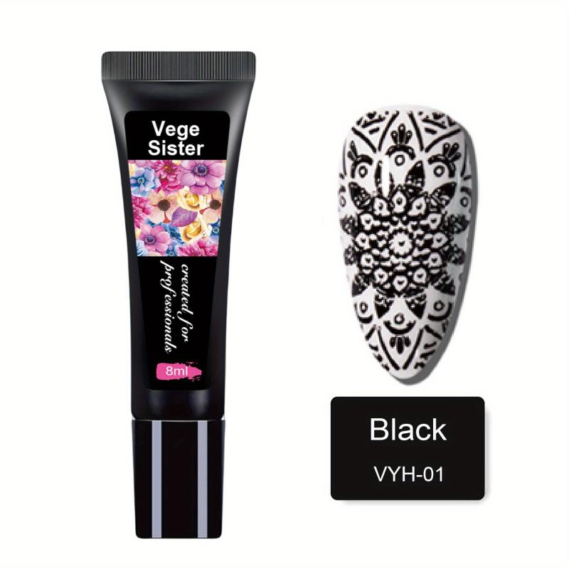 Stamping Gel Uv Nail Polish 8ml Soak Off Washable for Nail Art
