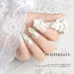 3D Acrylic Nail Art Glitter Powder Glue Enhancement Paint Line Texture Set