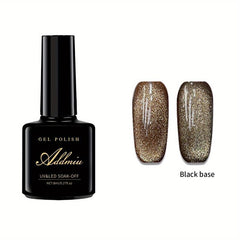 Cat Eye Gel Nail Polish Set - 7 Colors Magnetic Gel Polish for Nail Art