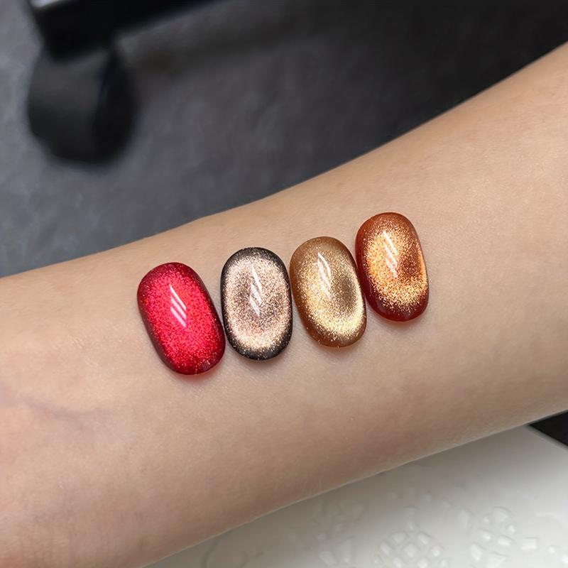 Cat Eye Gel Nail Polish Set - 7 Colors Magnetic Gel Polish for Nail Art