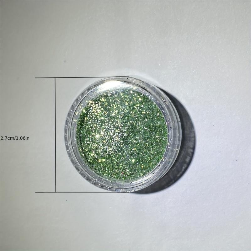 8 Pcs Set Nail Art Glitter Powder Bright Acrylic Nail Glitter Dust