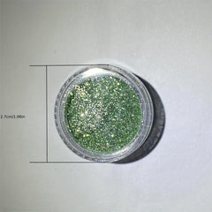 8 Pcs Set Nail Art Glitter Powder Bright Acrylic Nail Glitter Dust