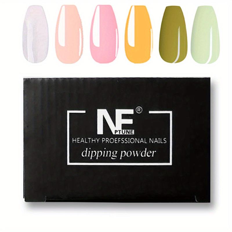 6pcs Nail Dipping Powder Set for Stunning Nail Art DIY