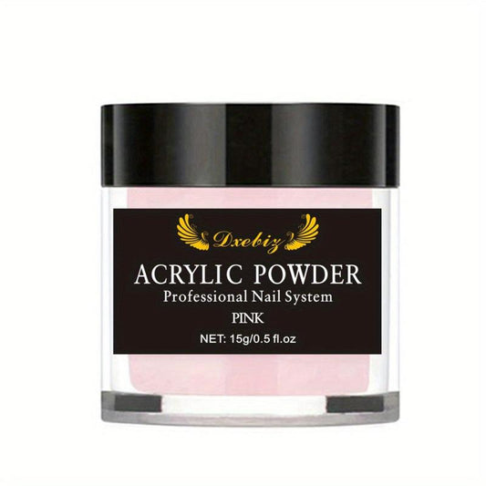 4 Colors Acrylic Powder 15g Professional Nail Powder for Extension