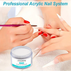Acrylic Powder 2oz Crystal Polymer Nail System Extension