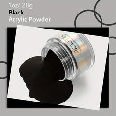 Aokitec Red Acrylic Powder French Nail Art
