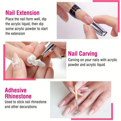 Acrylic Nail Kit for Extensions and DIY Manicures