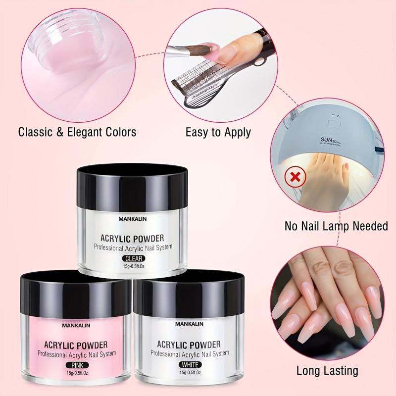 Acrylic Nail Kit for Extensions and DIY Manicures