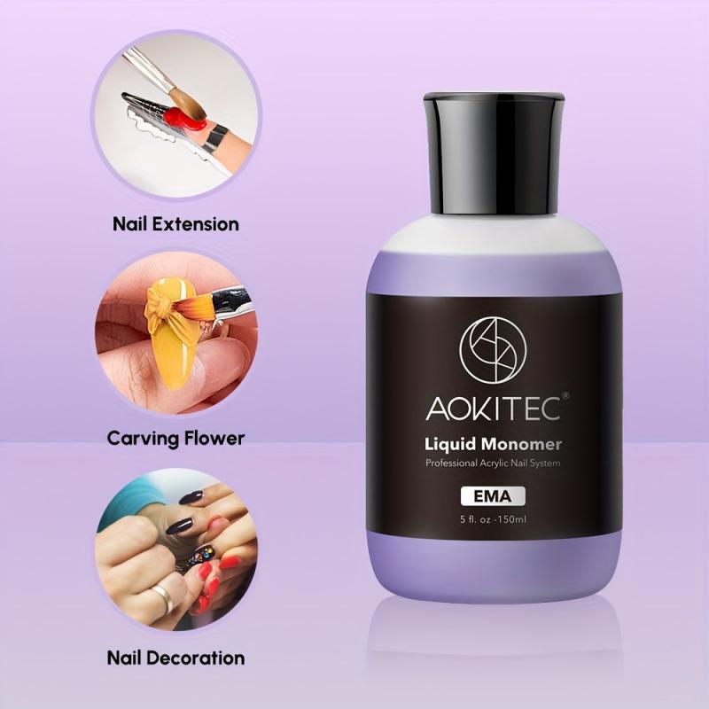 Professional Monomer Acrylic Nail Liquid 150ml Non Yellowing MMA