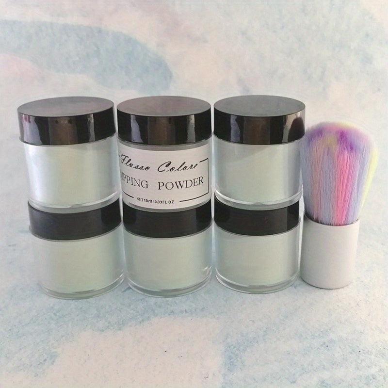 Pink & Green Dipping Powder Set for Manicure DIY