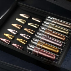 Liquid Magic Mirror Powder Titanium Golden Pink Nail Art Decoration