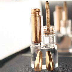 Liquid Magic Mirror Powder Titanium Golden Pink Nail Art Decoration